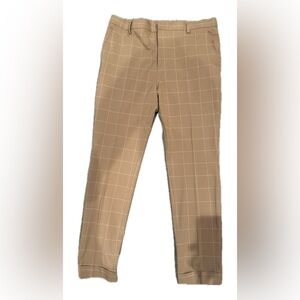 Men's Tan Checkered Pants